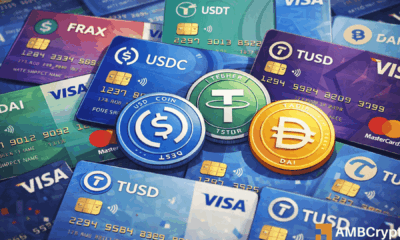 Artemis Report: Crypto Card Payments Surpass P2P Stablecoin Transfers