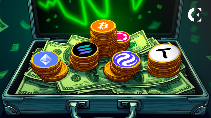加密货币价格走势:BTC、ETH、SOL、TAO、INJ、DOT 本周上涨