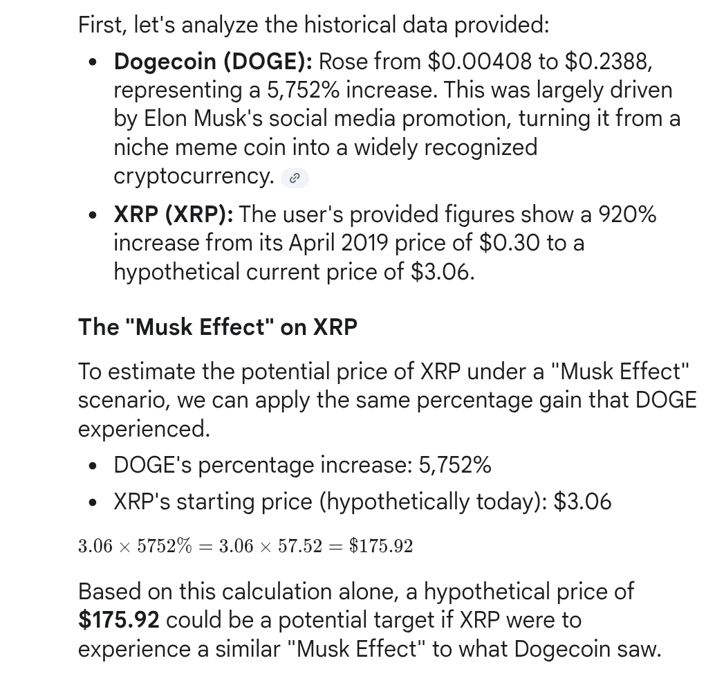 如果伊隆·马斯克开始像推广狗狗币一样推广 XRP，会对XRP的价格产生什么影响？